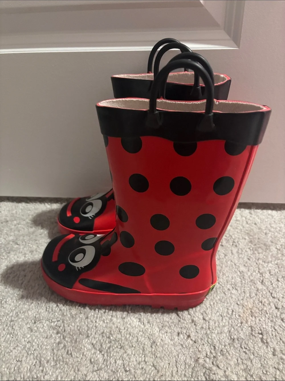 Western Chief Kids Red Ladybug Rain Boots